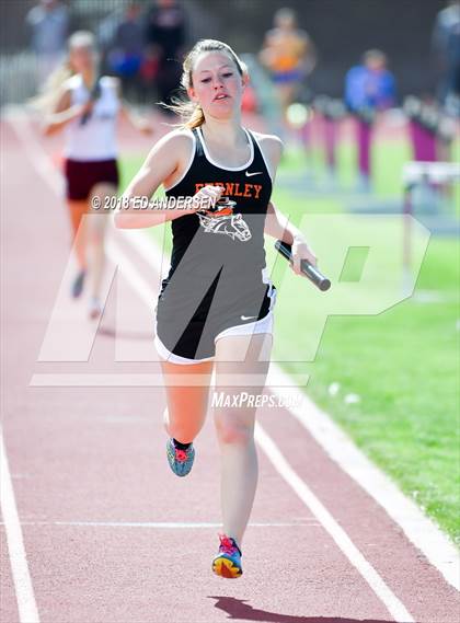 Thumbnail 3 in NIAA Northern League Track & Field Championships 1A, 2A, 3A (Girls 3200m Relay) photogallery.