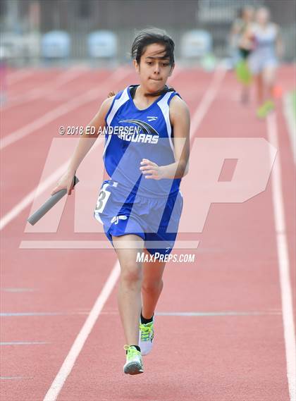 Thumbnail 3 in NIAA Northern League Track & Field Championships 1A, 2A, 3A (Girls 3200m Relay) photogallery.