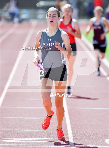 Thumbnail 1 in NIAA Northern League Track & Field Championships 1A, 2A, 3A (Girls 3200m Relay) photogallery.