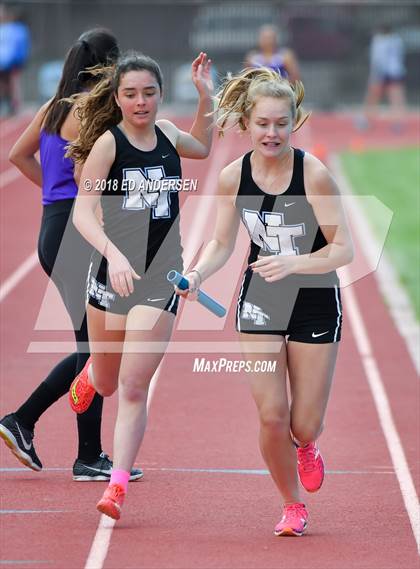 Thumbnail 1 in NIAA Northern League Track & Field Championships 1A, 2A, 3A (Girls 3200m Relay) photogallery.