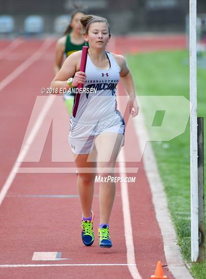 Thumbnail 3 in NIAA Northern League Track & Field Championships 1A, 2A, 3A (Girls 3200m Relay) photogallery.