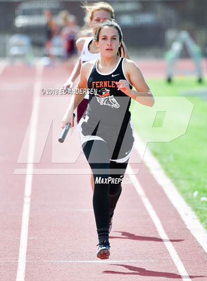 Thumbnail 2 in NIAA Northern League Track & Field Championships 1A, 2A, 3A (Girls 3200m Relay) photogallery.