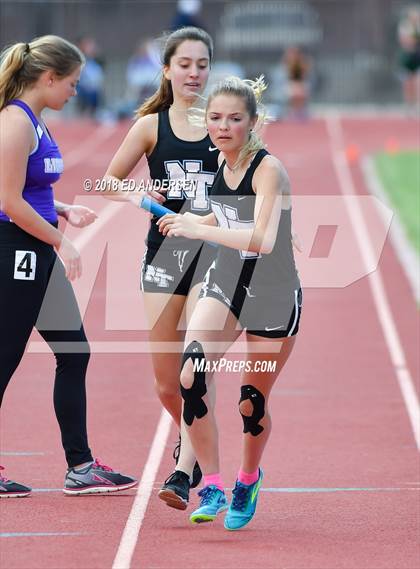 Thumbnail 1 in NIAA Northern League Track & Field Championships 1A, 2A, 3A (Girls 3200m Relay) photogallery.