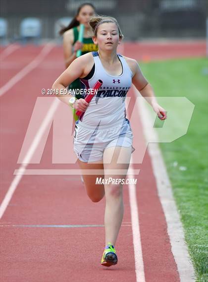 Thumbnail 2 in NIAA Northern League Track & Field Championships 1A, 2A, 3A (Girls 3200m Relay) photogallery.