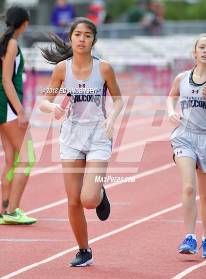 Thumbnail 1 in NIAA Northern League Track & Field Championships 1A, 2A, 3A (Girls 3200m Relay) photogallery.