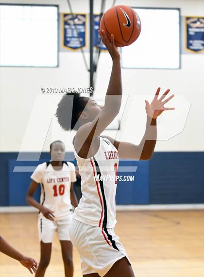 Thumbnail 1 in Hamilton Heights Christian Academy vs. Life Center Academy (Nike Tournament of Champions)  photogallery.