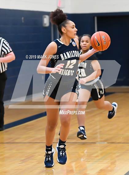 Thumbnail 1 in Hamilton Heights Christian Academy vs. Life Center Academy (Nike Tournament of Champions)  photogallery.
