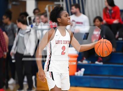 Thumbnail 1 in Hamilton Heights Christian Academy vs. Life Center Academy (Nike Tournament of Champions)  photogallery.