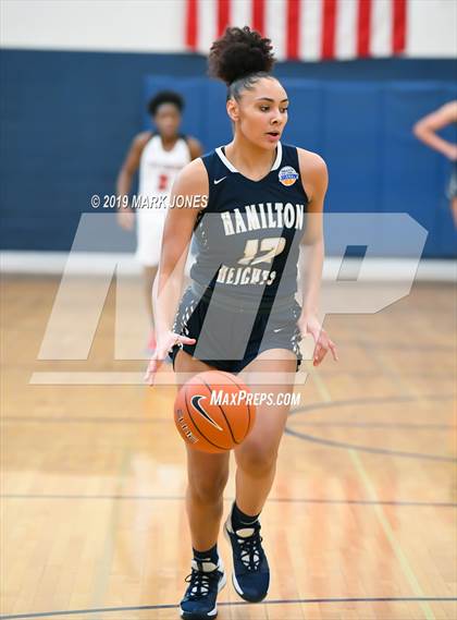 Thumbnail 1 in Hamilton Heights Christian Academy vs. Life Center Academy (Nike Tournament of Champions)  photogallery.