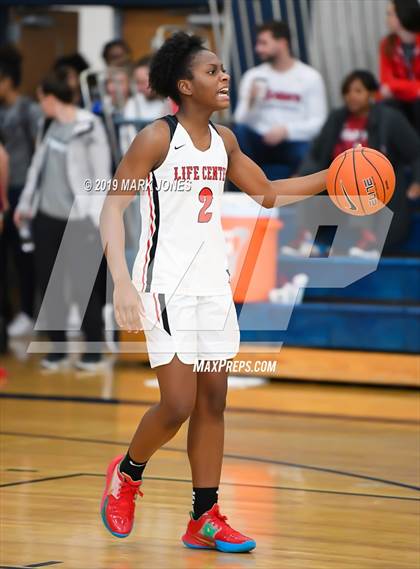 Thumbnail 3 in Hamilton Heights Christian Academy vs. Life Center Academy (Nike Tournament of Champions)  photogallery.