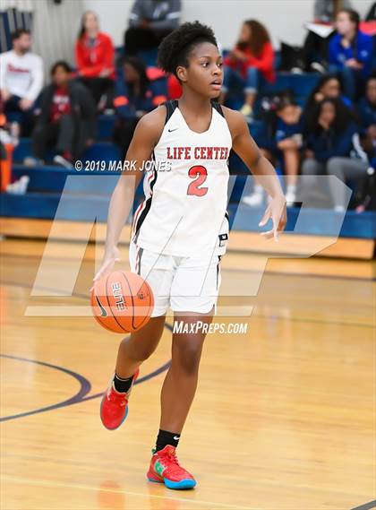 Thumbnail 3 in Hamilton Heights Christian Academy vs. Life Center Academy (Nike Tournament of Champions)  photogallery.