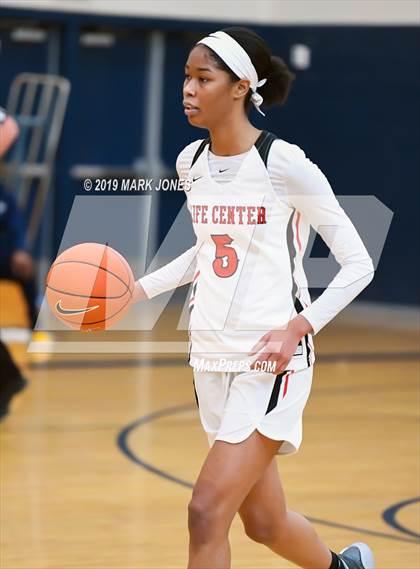 Thumbnail 1 in Hamilton Heights Christian Academy vs. Life Center Academy (Nike Tournament of Champions)  photogallery.