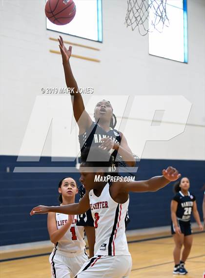 Thumbnail 1 in Hamilton Heights Christian Academy vs. Life Center Academy (Nike Tournament of Champions)  photogallery.