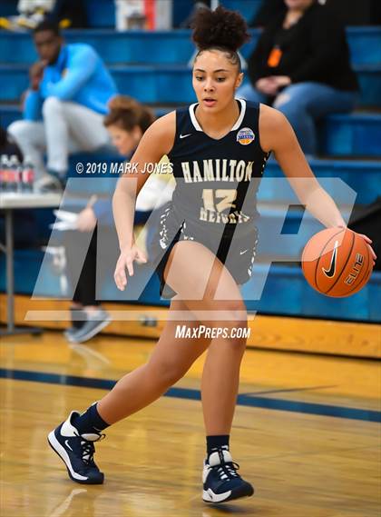 Thumbnail 1 in Hamilton Heights Christian Academy vs. Life Center Academy (Nike Tournament of Champions)  photogallery.