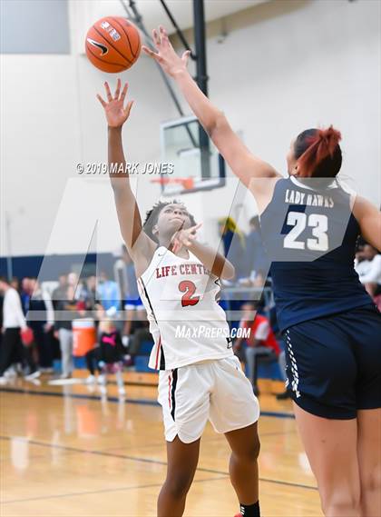 Thumbnail 2 in Hamilton Heights Christian Academy vs. Life Center Academy (Nike Tournament of Champions)  photogallery.