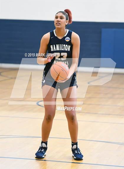 Thumbnail 3 in Hamilton Heights Christian Academy vs. Life Center Academy (Nike Tournament of Champions)  photogallery.