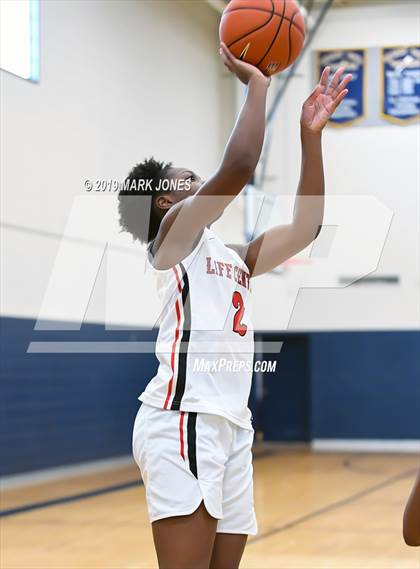 Thumbnail 3 in Hamilton Heights Christian Academy vs. Life Center Academy (Nike Tournament of Champions)  photogallery.