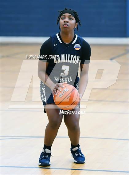 Thumbnail 3 in Hamilton Heights Christian Academy vs. Life Center Academy (Nike Tournament of Champions)  photogallery.