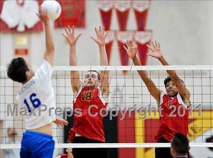 Thumbnail 3 in Rocklin vs. Jesuit (CIF SJS D1 Final) photogallery.