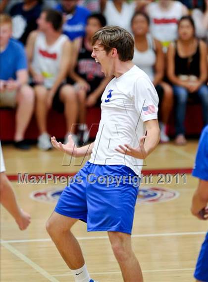Thumbnail 3 in Rocklin vs. Jesuit (CIF SJS D1 Final) photogallery.