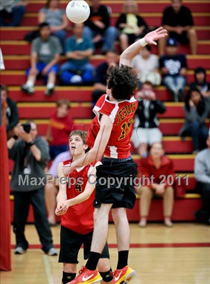 Thumbnail 3 in Rocklin vs. Jesuit (CIF SJS D1 Final) photogallery.