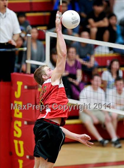 Thumbnail 3 in Rocklin vs. Jesuit (CIF SJS D1 Final) photogallery.