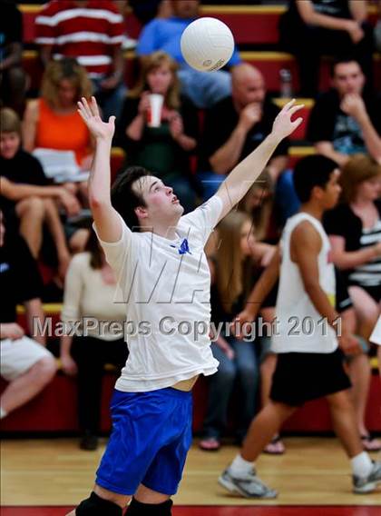 Thumbnail 3 in Rocklin vs. Jesuit (CIF SJS D1 Final) photogallery.