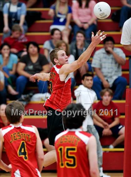 Thumbnail 2 in Rocklin vs. Jesuit (CIF SJS D1 Final) photogallery.