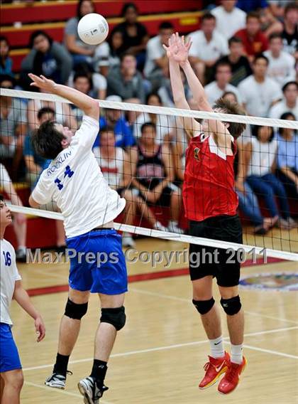 Thumbnail 2 in Rocklin vs. Jesuit (CIF SJS D1 Final) photogallery.