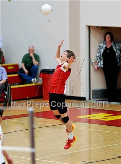 Thumbnail 2 in Rocklin vs. Jesuit (CIF SJS D1 Final) photogallery.
