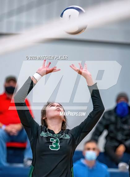 Thumbnail 1 in Greenfield vs John Paul II Catholic (CPIC Conference Tournament Finals) photogallery.