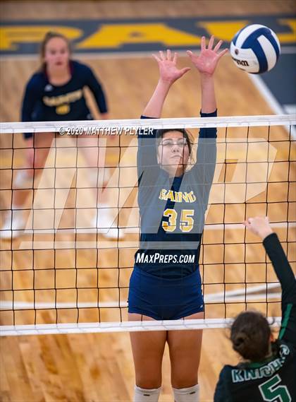Thumbnail 3 in Greenfield vs John Paul II Catholic (CPIC Conference Tournament Finals) photogallery.