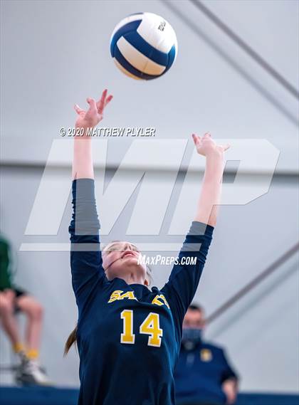 Thumbnail 2 in Greenfield vs John Paul II Catholic (CPIC Conference Tournament Finals) photogallery.