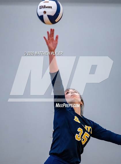 Thumbnail 2 in Greenfield vs John Paul II Catholic (CPIC Conference Tournament Finals) photogallery.