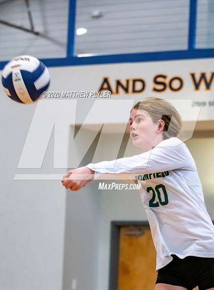 Thumbnail 1 in Greenfield vs John Paul II Catholic (CPIC Conference Tournament Finals) photogallery.