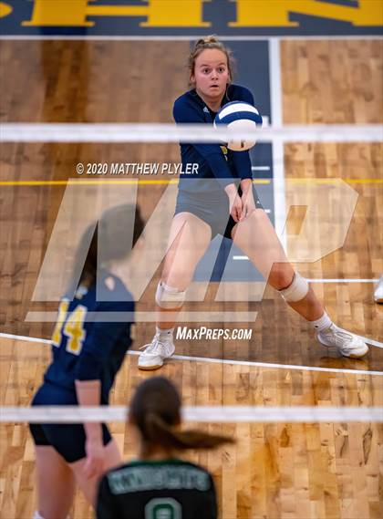 Thumbnail 1 in Greenfield vs John Paul II Catholic (CPIC Conference Tournament Finals) photogallery.