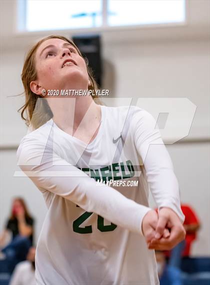 Thumbnail 1 in Greenfield vs John Paul II Catholic (CPIC Conference Tournament Finals) photogallery.