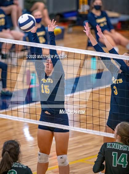Thumbnail 2 in Greenfield vs John Paul II Catholic (CPIC Conference Tournament Finals) photogallery.