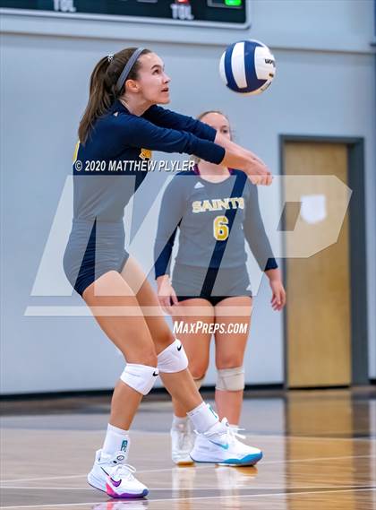 Thumbnail 1 in Greenfield vs John Paul II Catholic (CPIC Conference Tournament Finals) photogallery.