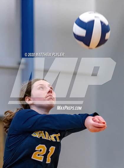 Thumbnail 2 in Greenfield vs John Paul II Catholic (CPIC Conference Tournament Finals) photogallery.