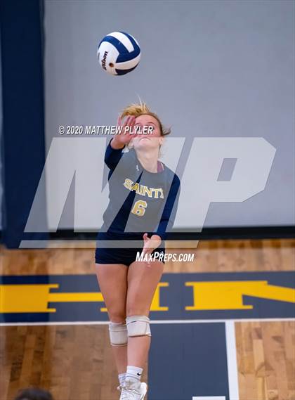 Thumbnail 2 in Greenfield vs John Paul II Catholic (CPIC Conference Tournament Finals) photogallery.