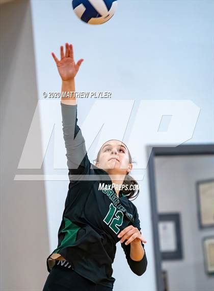 Thumbnail 3 in Greenfield vs John Paul II Catholic (CPIC Conference Tournament Finals) photogallery.