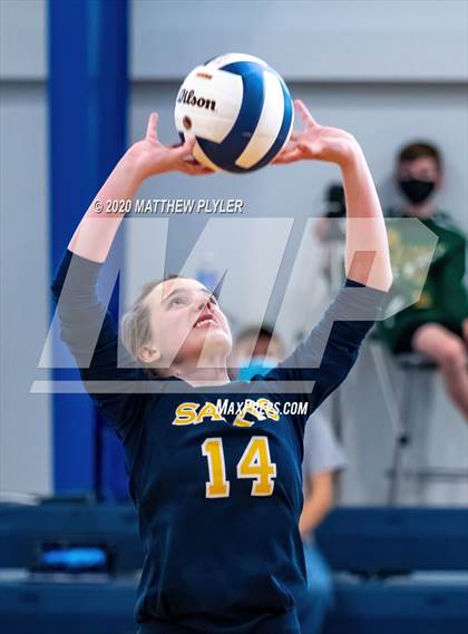 Thumbnail 2 in Greenfield vs John Paul II Catholic (CPIC Conference Tournament Finals) photogallery.