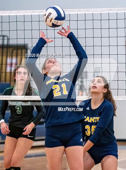 Thumbnail 2 in Greenfield vs John Paul II Catholic (CPIC Conference Tournament Finals) photogallery.