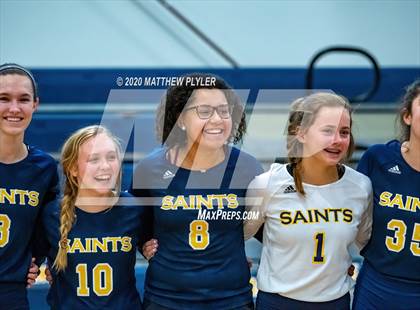 Thumbnail 1 in Greenfield vs John Paul II Catholic (CPIC Conference Tournament Finals) photogallery.