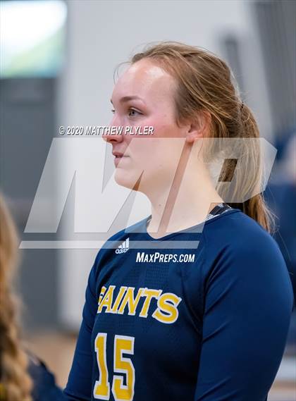 Thumbnail 3 in Greenfield vs John Paul II Catholic (CPIC Conference Tournament Finals) photogallery.