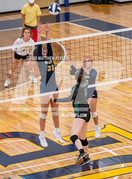 Thumbnail 1 in Greenfield vs John Paul II Catholic (CPIC Conference Tournament Finals) photogallery.