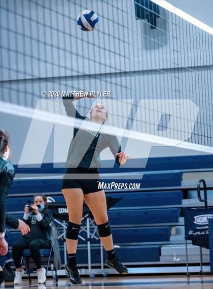 Thumbnail 2 in Greenfield vs John Paul II Catholic (CPIC Conference Tournament Finals) photogallery.