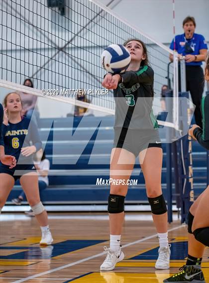 Thumbnail 2 in Greenfield vs John Paul II Catholic (CPIC Conference Tournament Finals) photogallery.