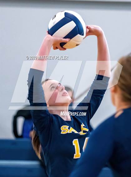 Thumbnail 1 in Greenfield vs John Paul II Catholic (CPIC Conference Tournament Finals) photogallery.